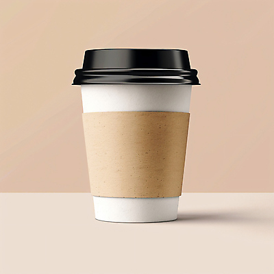 JPG 편집이미지 커피 포장 사람없음 종이컵 테이크아웃 베이지색 컵홀더 편집실사 AI포토 AI콘텐츠 음료 컬러 컵 일회용 CG 홀더 파일형식