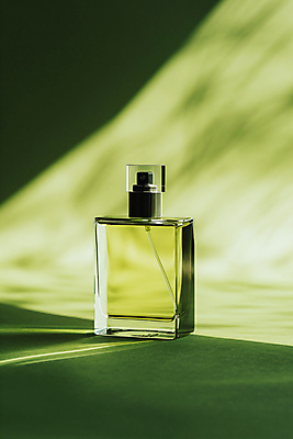 JPG 편집이미지 그림자 사람없음 초록색 빛 뷰티 화장품 향수 편집실사 AI포토 AI콘텐츠 컬러 CG 파일형식