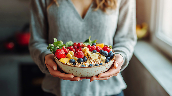 JPG 편집이미지 그릇 여자 딸기 건강 한명 들기 상반신 성인 신선 아침식사 블루베리 식단 요거트 건강식 의료성형뷰티 성인여자한명만 그래놀라 편집실사 AI인물포토 AI콘텐츠 1 식기 음식 과일 모션 유제품 사람 식사 CG 여자한명만 성인여자만 파일형식 AI포토