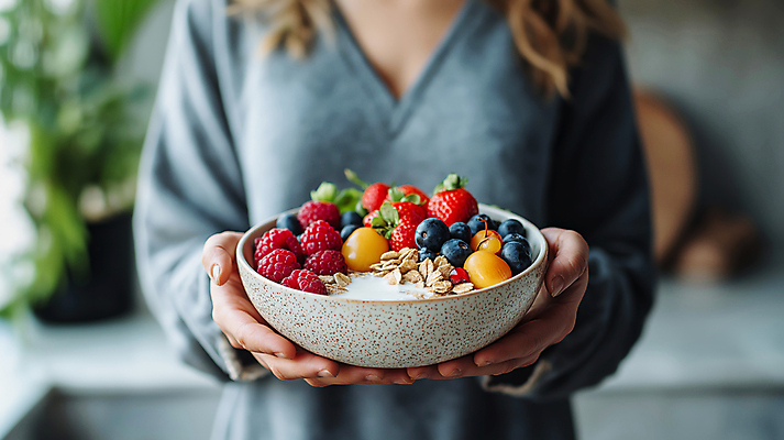JPG 편집이미지 그릇 여자 딸기 건강 한명 들기 상반신 성인 신선 아침식사 블루베리 산딸기 식단 요거트 건강식 의료성형뷰티 성인여자한명만 그래놀라 편집실사 AI인물포토 AI콘텐츠 1 식기 음식 과일 모션 유제품 사람 식사 CG 여자한명만 성인여자만 파일형식 AI포토