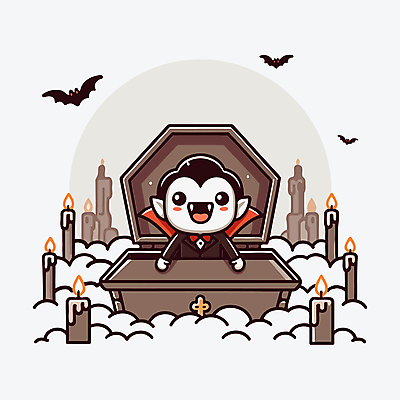 캐릭터 남자 일러스트 촛불 한명 미소 성인 귀여움 할로윈 연기 망토 관 박쥐 부활 흡혈귀 드라큘라 성인남자한명만 국내일러스트 일러캐릭터 AI파일 1 컨셉 초 포유류 표정 사람 남자한명만 성인남자만 파일형식 벡터