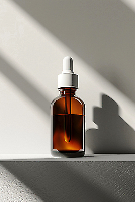 JPG 편집이미지 그림자 사람없음 뷰티 갈색 화장품 미용용품 오브젝트 피부관리 스킨케어 단상 공병 보습 앰플 목업 편집실사 AI포토 AI콘텐츠 컬러 CG 병_담는 파일형식