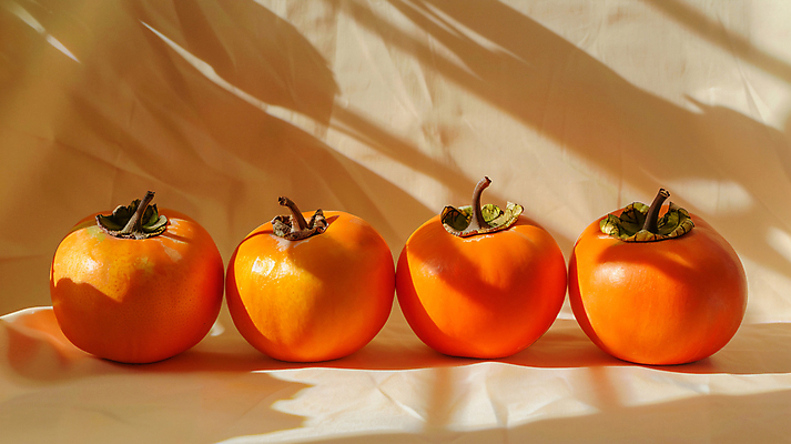 JPG 편집이미지 그림자 사람없음 주황색 가을 달콤 단감 제철 제철과일 편집실사 AI포토 AI콘텐츠 계절 컬러 과일 감 맛 CG 파일형식