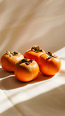 JPG 편집이미지 그림자 사람없음 주황색 가을 달콤 단감 제철 제철과일 편집실사 AI포토 AI콘텐츠 계절 컬러 과일 감 맛 CG 파일형식