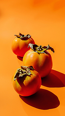 JPG 편집이미지 그림자 사람없음 주황색 가을 달콤 단감 제철 제철과일 편집실사 AI포토 AI콘텐츠 계절 컬러 과일 감 맛 CG 파일형식