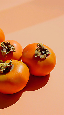 JPG 편집이미지 그림자 사람없음 주황색 가을 달콤 단감 제철 제철과일 편집실사 AI포토 AI콘텐츠 계절 컬러 과일 감 맛 CG 파일형식