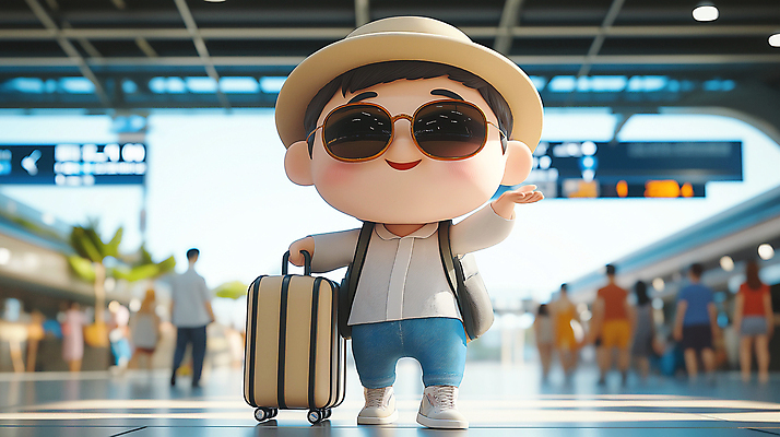 JPG 전신 편집이미지 캐릭터 모자 남자 어린이 여행 휴가 휴식 한명 미소 소년 여름 관광지 선글라스 귀여움 캐리어 공항 여권 소년한명만 편집3D AI컴퓨터그래픽 AI콘텐츠 1 잡화 계절 안경 컨셉 교통시설 표정 사람 3D 여행가방 남자한명만 소년만 파일형식