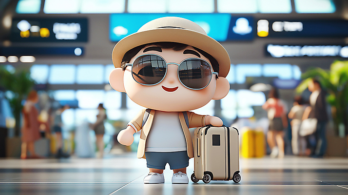 JPG 전신 편집이미지 캐릭터 모자 남자 어린이 여행 휴가 휴식 한명 미소 소년 여름 관광지 선글라스 귀여움 캐리어 공항 여권 소년한명만 편집3D AI컴퓨터그래픽 AI콘텐츠 1 잡화 계절 안경 컨셉 교통시설 표정 사람 3D 여행가방 남자한명만 소년만 파일형식