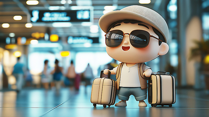 JPG 전신 편집이미지 캐릭터 모자 남자 어린이 여행 휴가 휴식 한명 미소 소년 여름 관광지 선글라스 귀여움 캐리어 공항 여권 소년한명만 편집3D AI컴퓨터그래픽 AI콘텐츠 1 잡화 계절 안경 컨셉 교통시설 표정 사람 3D 여행가방 남자한명만 소년만 파일형식