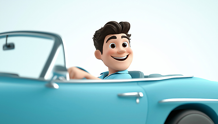 JPG 편집이미지 남자 교통수단 여행 자동차 휴가 휴식 한명 성인 파란색 드라이브 운전 성인남자한명만 편집3D AI컴퓨터그래픽 AI콘텐츠 1 육상교통 컬러 교통 컨셉 모션 사람 3D 남자한명만 성인남자만 파일형식