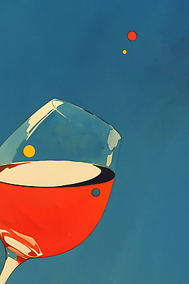 JPG 디자인 와인잔 일러스트 잔 사람없음 파란색 파티 와인 축제 우아함 모던 국내일러스트 AI일러스트 AI콘텐츠 식기 컬러 컨셉 술잔 주류 이벤트 파일형식