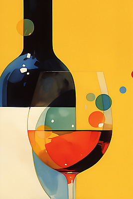 JPG 무료이미지 디자인 와인잔 일러스트 잔 사람없음 노란색 파티 와인 축제 우아함 와인병 모던 국내일러스트 AI일러스트 AI콘텐츠 식기 컬러 컨셉 술잔 병_용기 주류 이벤트 파일형식 무료콘텐츠