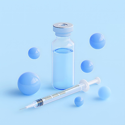 JPG 편집이미지 하늘색 주사기 사람없음 원형 약병 질병 예방 백신 접종 편집3D AI컴퓨터그래픽 AI콘텐츠 도형 의학 의료기기 파란색 약 3D 병_담는 파일형식