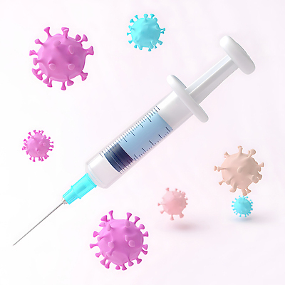 JPG 편집이미지 주사기 사람없음 보라색 바이러스 질병 예방 박테리아 백신 접종 편집3D AI컴퓨터그래픽 AI콘텐츠 컬러 의학 의료기기 3D 파일형식