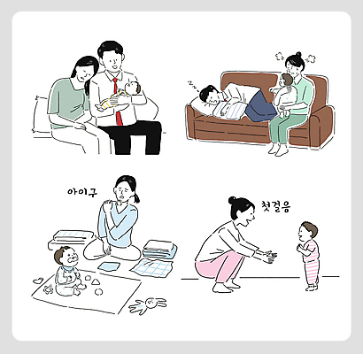 전신 부부 여자 남자 일러스트 가족 안기 스트레스 사랑 여러명 성인 부모 기댐 육아 짜증 아기 울음 갈등 걸음마 돌봄 힘듦 육아휴직 국내일러스트 AI파일 커플 감정 다수 컨셉 관계 모션 휴가 표정 사람 파일형식 벡터