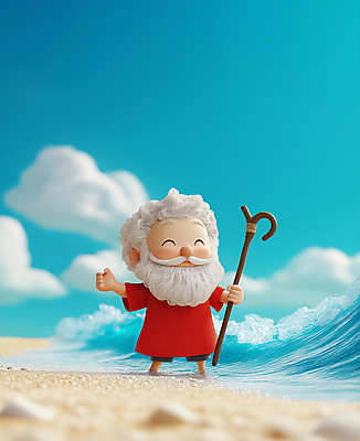 전신 PSD 구름 편집이미지 노년 남자 기독교 인물캐릭터 파도 지팡이 하늘 3D캐릭터 한명 미소 들기 모래사장 3D 성경 천주교 종교캐릭터 모세 노인남자한명만 편집3D 자연요소 캐릭터 1 종교 바다 종교용품 모션 표정 사람 성인 디지털합성 남자한명만 노인남자만 파일형식