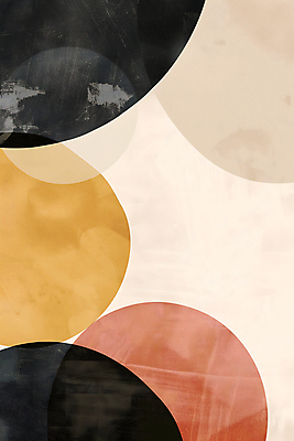 JPG 디자인 포스터 예술 일러스트 추상 사람없음 그래픽 갈색 원형 기하학 미니멀 국내일러스트 AI일러스트 AI콘텐츠 도형 컬러 무늬 파일형식