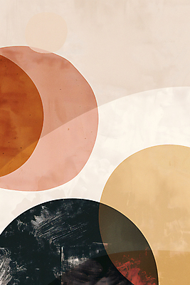 JPG 디자인 포스터 예술 일러스트 추상 사람없음 그래픽 갈색 원형 기하학 미니멀 국내일러스트 AI일러스트 AI콘텐츠 도형 컬러 무늬 파일형식