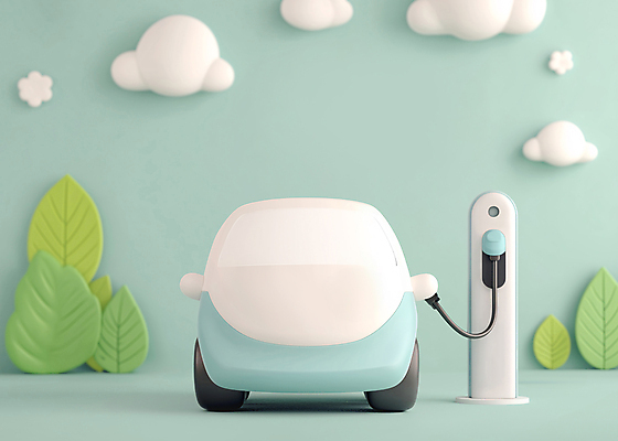 JPG 구름 편집이미지 하늘색 나뭇잎 사람없음 3D 입체 에코 친환경 전기자동차 충전소 편집3D AI컴퓨터그래픽 AI콘텐츠 자연요소 잎 자동차 파란색 환경 디지털합성 충전 파일형식