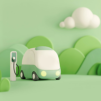 JPG 구름 편집이미지 산 사람없음 초록색 3D 입체 에코 친환경 전기자동차 충전소 편집3D AI컴퓨터그래픽 AI콘텐츠 자연요소 컬러 자동차 환경 디지털합성 충전 파일형식