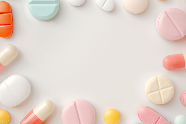 JPG 편집이미지 의학 사람없음 알약 테두리 비타민 살구색 영양제 치료제 카피스페이스 편집실사 AI포토 AI콘텐츠 컬러 약 공백 CG 영양소 파일형식