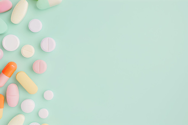 JPG 편집이미지 의학 사람없음 알약 비타민 민트색 영양제 치료제 카피스페이스 편집실사 AI포토 AI콘텐츠 컬러 약 공백 CG 영양소 파일형식