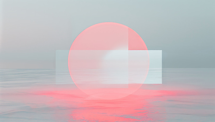 JPG 편집이미지 파도 분홍색 사람없음 투명 수면 겹침 파스텔톤 글리치 편집실사 AI컴퓨터그래픽 AI콘텐츠 디자인 바다 컬러 물 CG 파일형식