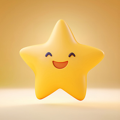 PSD 편집이미지 행복 별 3D캐릭터 밝음 미소 웃음 사람없음 노란색 3D 귀여움 편집3D 자연요소 캐릭터 감정 컬러 컨셉 표정 디지털합성 파일형식