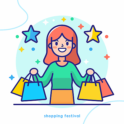 여자 행복 별 일러스트 한명 웃음 들기 상반신 성인 쇼핑 쇼핑백 기쁨 성인여자한명만 플렉스 국내일러스트 AI파일 자연요소 1 감정 가방 모션 표정 사람 신조어 여자한명만 성인여자만 파일형식 벡터