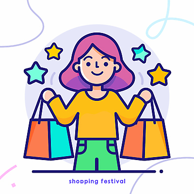 여자 행복 별 일러스트 한명 웃음 들기 상반신 성인 쇼핑 쇼핑백 기쁨 성인여자한명만 플렉스 국내일러스트 AI파일 자연요소 1 감정 가방 모션 표정 사람 신조어 여자한명만 성인여자만 파일형식 벡터