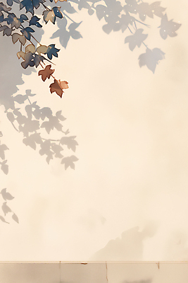 JPG 단풍 일러스트 나뭇잎 그림자 사람없음 담장 가을 국내일러스트 AI일러스트 AI콘텐츠 계절 잎 파일형식