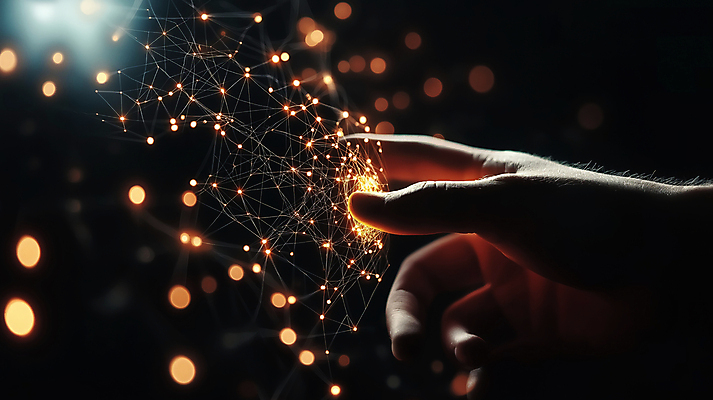 JPG 편집이미지 손 기술 손짓 신체부위 빛 디지털 주황색 어둠 터치 정보 네트워크 연결 보케 시스템 인터페이스 가상현실 빅데이터 편집실사 AI컴퓨터그래픽 AI콘텐츠 컬러 모션 사람 CG 파일형식 4차산업