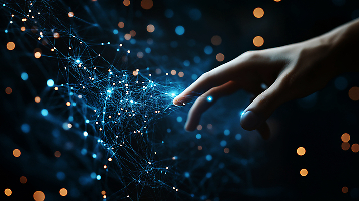 JPG 편집이미지 손 기술 손짓 신체부위 파란색 빛 디지털 주황색 어둠 터치 정보 네트워크 연결 보케 시스템 인터페이스 가상현실 빅데이터 편집실사 AI컴퓨터그래픽 AI콘텐츠 컬러 모션 사람 CG 파일형식 4차산업