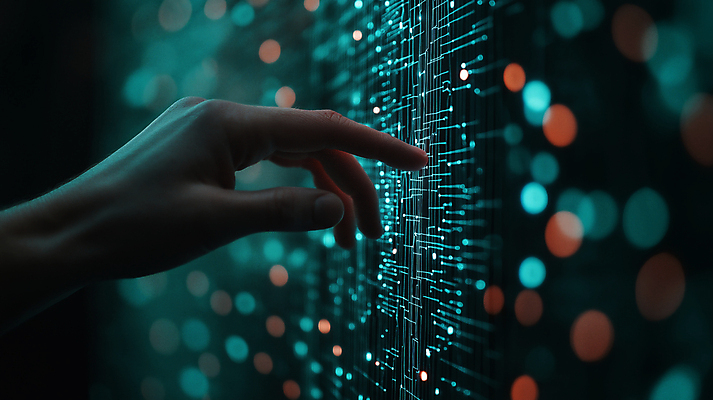 JPG 편집이미지 손 기술 손짓 신체부위 빛 디지털 어둠 터치 정보 네트워크 연결 보케 청록색 시스템 인터페이스 가상현실 빅데이터 편집실사 AI컴퓨터그래픽 AI콘텐츠 컬러 모션 사람 CG 파일형식 4차산업