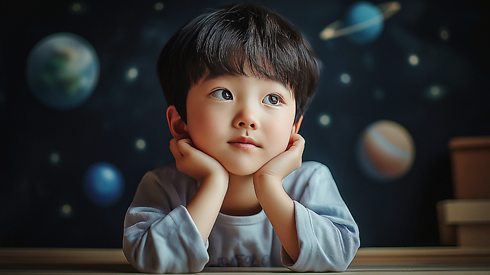 JPG 편집이미지 교육 남자 별 어린이 교실 상상 한명 소년 상반신 우주 턱괴기 꿈 행성 남색 천문학 우주여행 상상력 소년한명만 편집실사 AI인물포토 AI콘텐츠 자연요소 1 컬러 여행 학교 모션 사람 CG 남자한명만 소년만 파일형식 AI포토