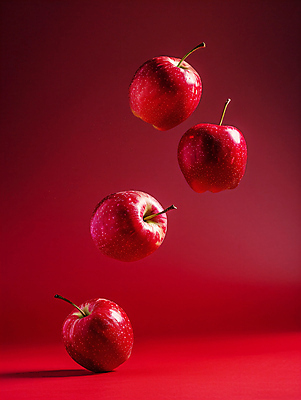 JPG 편집이미지 과일 사람없음 빨간색 신선 달콤 사과 편집실사 AI포토 AI콘텐츠 컬러 맛 CG 파일형식