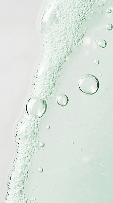 JPG 편집이미지 사람없음 연두색 뷰티 화장품 거품 물방울 에센스 편집실사 AI컴퓨터그래픽 AI콘텐츠 초록색 CG 파일형식