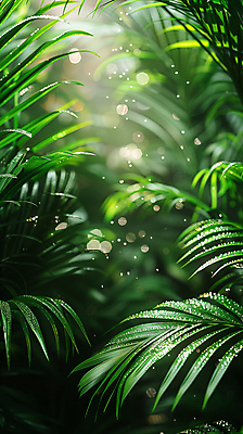 JPG 편집이미지 자연 사람없음 초록색 물방울 풀잎 보케 이미지 편집실사 AI포토 AI콘텐츠 컬러 잎 풀_식물 CG 생태계 파일형식