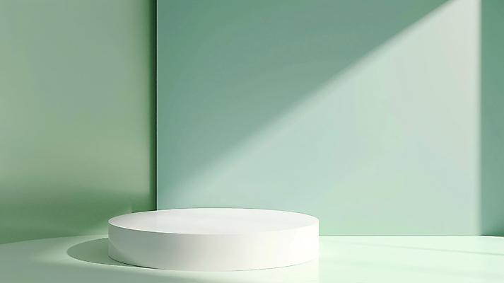 JPG 편집이미지 그림자 사람없음 초록색 오브젝트 이미지 포디움 편집실사 AI포토 AI콘텐츠 컬러 무대 CG 파일형식