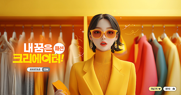 PSD 편집이미지 여자 패션 한명 성인 선글라스 노란색 구독 소셜미디어 의료성형뷰티 아바타 성인여자한명만 크리에이터 인플루언서 이미지편집 직업 1 안경 컬러 사람 여자한명만 성인여자만 파일형식 1인미디어 유명인