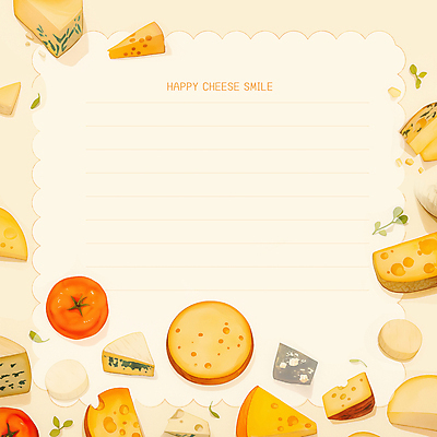 템플릿 토마토 치즈 사람없음 노란색 귀여움 다이어리 메모지 떡메 카피스페이스 다꾸 이미지템플릿 AI파일 컬러 컨셉 채소 유제품 사무용품 공백 신조어 약어 파일형식 벡터