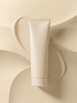 JPG 편집이미지 사람없음 뷰티 질감 로션 튜브 스킨케어 베이지색 튜브용기 파운데이션 목업 편집실사 AI포토 AI콘텐츠 컬러 화장품 용기_그릇 CG 파일형식