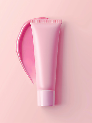 JPG 편집이미지 분홍색 사람없음 뷰티 투명 질감 립밤 튜브 스킨케어 튜브용기 목업 편집실사 AI포토 AI콘텐츠 컬러 화장품 용기_그릇 CG 파일형식