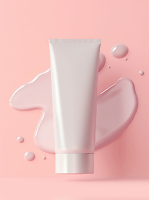 JPG 편집이미지 사람없음 뷰티 질감 로션 튜브 스킨케어 튜브용기 목업 편집실사 AI포토 AI콘텐츠 화장품 용기_그릇 CG 파일형식