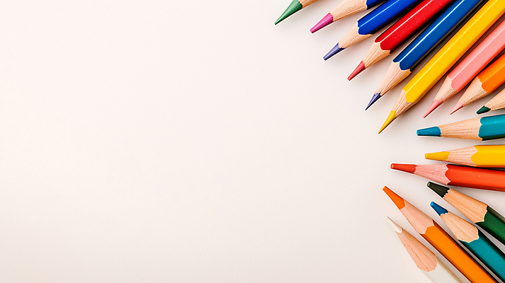 JPG 편집이미지 학용품 색연필 사람없음 컬러풀 오브젝트 편집실사 AI포토 AI콘텐츠 컬러 문구용품 CG 파일형식