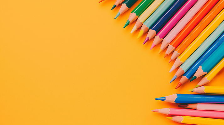 JPG 편집이미지 학용품 색연필 사람없음 컬러풀 오브젝트 편집실사 AI포토 AI콘텐츠 컬러 문구용품 CG 파일형식