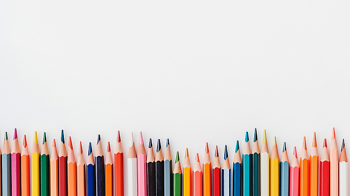 JPG 편집이미지 학용품 색연필 사람없음 컬러풀 오브젝트 편집실사 AI포토 AI콘텐츠 컬러 문구용품 CG 파일형식