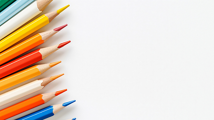 JPG 편집이미지 학용품 색연필 사람없음 컬러풀 오브젝트 편집실사 AI포토 AI콘텐츠 컬러 문구용품 CG 파일형식
