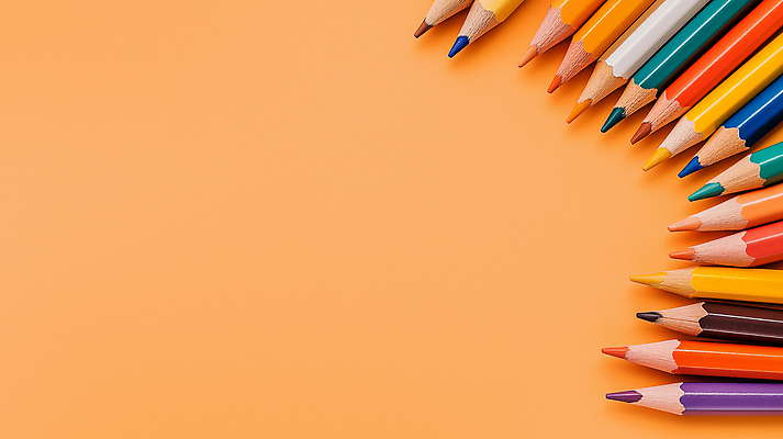 JPG 편집이미지 학용품 색연필 사람없음 컬러풀 오브젝트 편집실사 AI포토 AI콘텐츠 컬러 문구용품 CG 파일형식