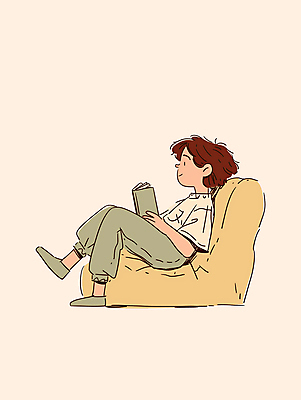 전신 PSD 남자 여유 일러스트 청소년 한명 일상 책 소파 독서 가을 감성 베이지색 십대남자한명만 국내일러스트 1 계절 감정 컬러 컨셉 의자 사람 라이프 남자한명만 십대남자만 파일형식